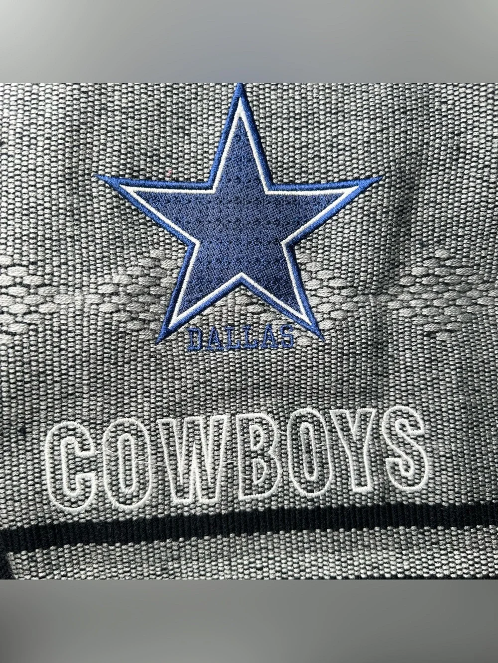 Dallas Cowboys Woven Embroided Star Backpack Boho Hippie Serape Style 16.5x17”